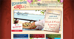 Desktop Screenshot of edgewatergrill.com